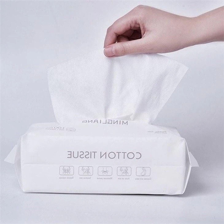 Jednorázový bavlněný ručník na obličej